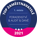 TOP Zaměstnavatel - Poradenství & Audit & Daně 2021